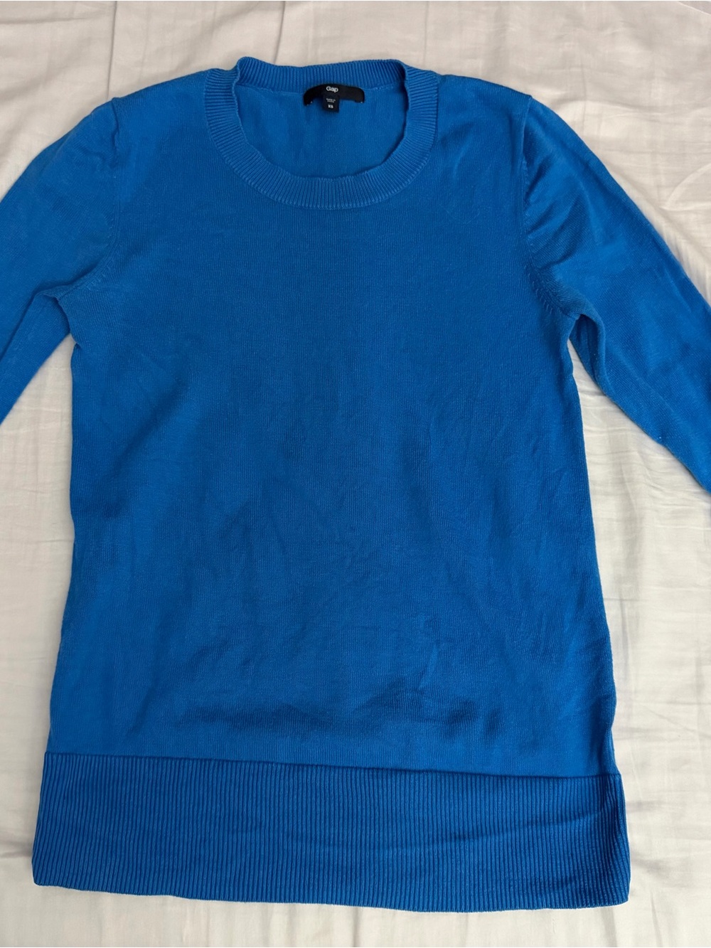 GAP Bright Blue Crewneck Sweater